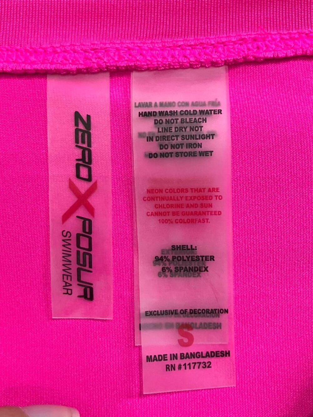 ZeroXposur Swimwear Athletic Top Women Small Pink UPF 50+ L-Sleeves Quarter Zip - Picture 3 of 8